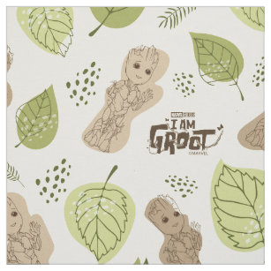 Groot Foliage Pattern Fabric