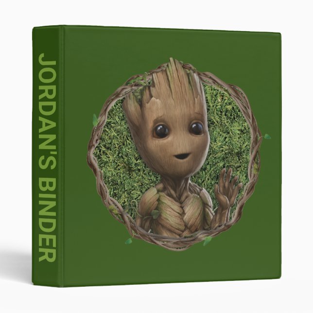 Groot Framed Badge Binder (Front/Spine)