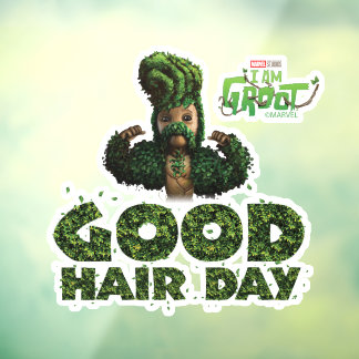 Groot - Good Hair Day Window Cling