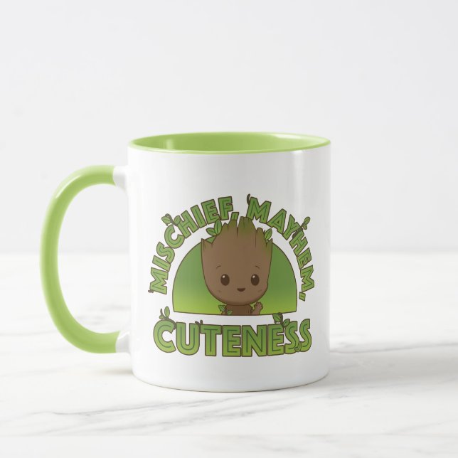 Groot - Mischief, Mayhem, Cuteness Mug (Left)