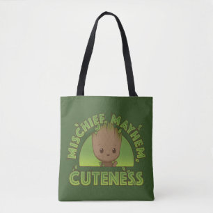 Groot - Mischief, Mayhem, Cuteness Tote Bag
