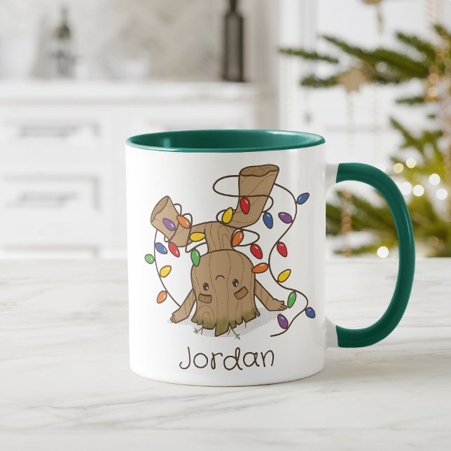 Groot Tangled in Holiday Lights Mug (Creator Uploaded)