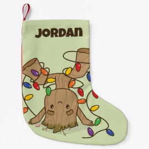 Groot Tangled in Holiday Lights Small Christmas Stocking