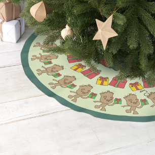 Groot Tangled in Holiday Lights Tree Skirt