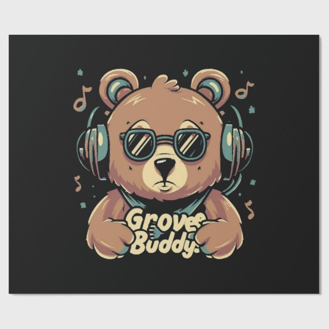 Groove buddy wrapping paper (Flat)