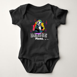 Groove Panda  Baby Bodysuit