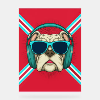 Groove Pup Acrylic Sign