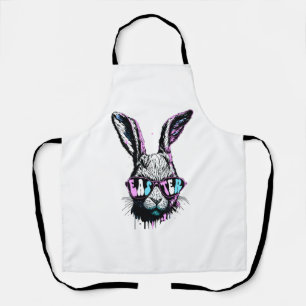 Groovi Rabbit Bunny Face With Sunglasses Easter Apron