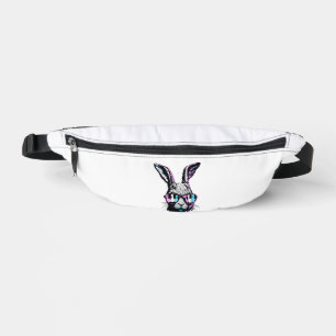 Groovi Rabbit Bunny Face With Sunglasses Easter Fanny Pack