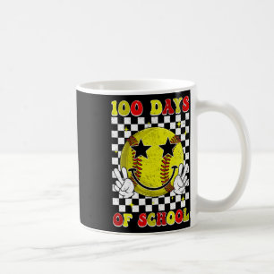 Groovy 100 Days Of School Softll 100 Days Smarter  Coffee Mug