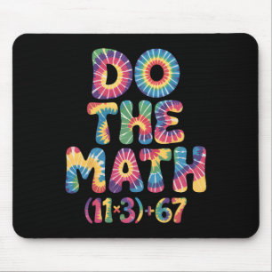 Groovy 100 Days School Math Equation Do The Math 1 Mouse Pad