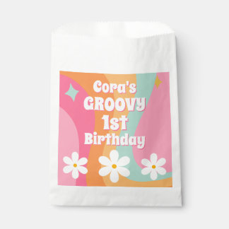 Groovy 1st Birthday Favour Bag