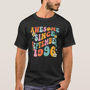 Groovy 26th Birthday Awesome Since September 1996 T-Shirt
