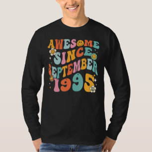 Groovy 27th Birthday Awesome Since September 1995 T-Shirt