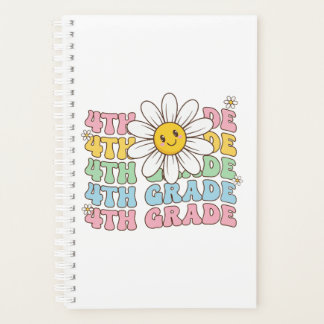 Groovy 4th Grade Back To School First Day Baby Planner