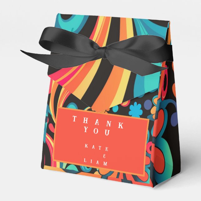 Groovy 70’s  favor box (Front Side)