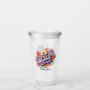 Groovy 70s Bachelorette Last Bachin' Boogie ID929  Acrylic Tumbler