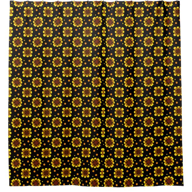 Groovy 70s Daisy Flower Power Pattern (Front)