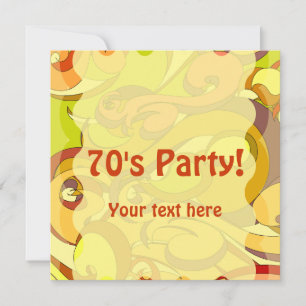 Groovy 70s Stationary Card