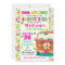 Groovy 70s Themed Birthday Invitation / Hippie Van