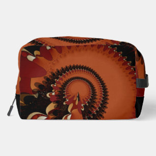 Groovy Abstract Earthy Colors Dopp Kit