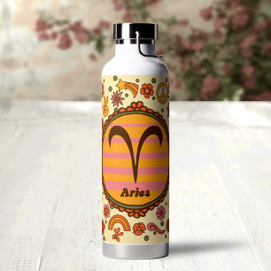 Groovy Aries Custom Water Bottle