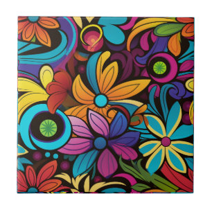 Groovy Art Ceramic Tile