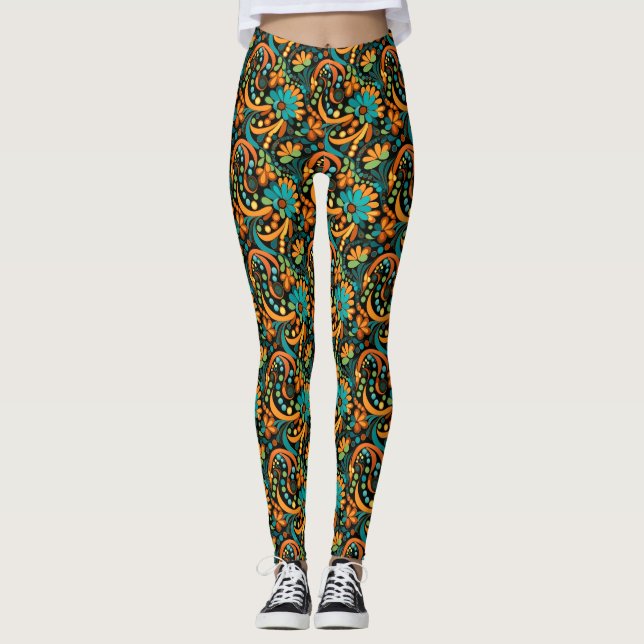 Groovy Art Leggings (Front)