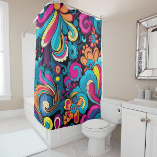 Groovy Art Shower Curtain