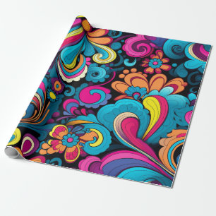 Groovy Art Wrapping Paper