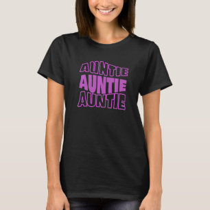 Groovy Auntie Retro 70s Vibes Cool Grandaunt  New  T-Shirt