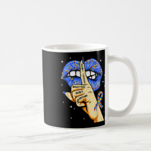 Groovy Autism Awareness Dont Judge What You Don't Coffee Mug