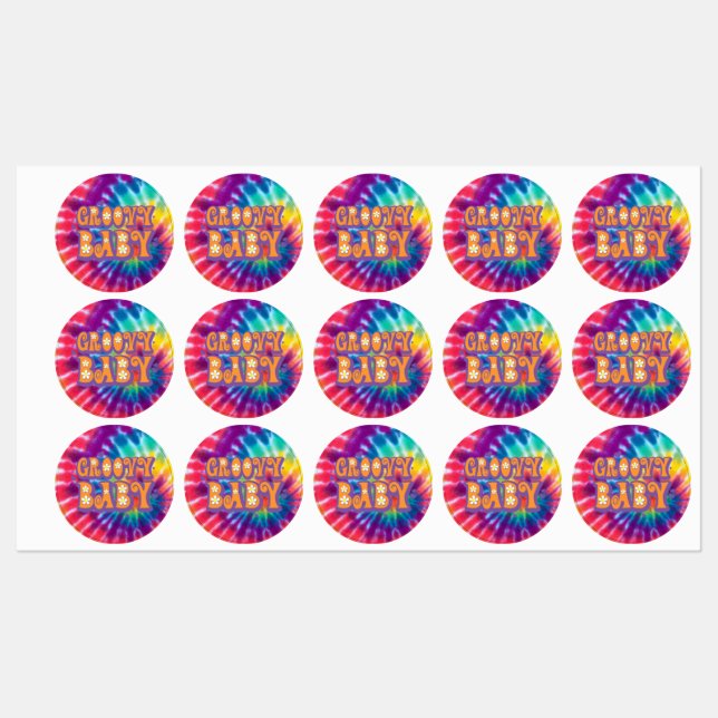 Groovy Baby Stickers (Sheet)