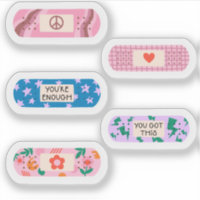 Groovy Band-Aid –Retro Motivational Healing Design