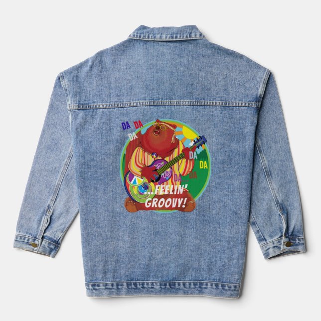 GROOVY Bear  Denim Jacket (Back)
