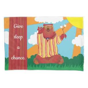 Groovy Bear Pillow Case