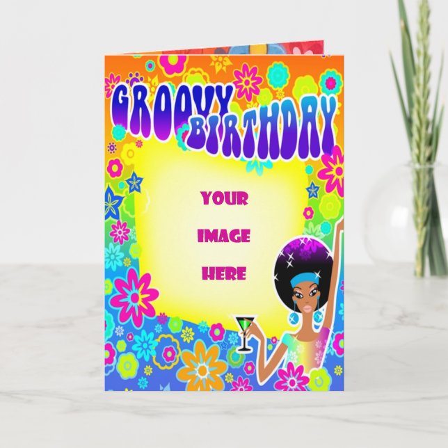 Groovy Birthday Card (Front)