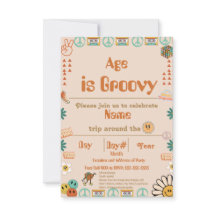 Groovy Birthday Invitation