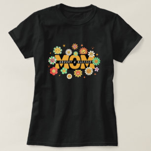 Groovy & Blessed Christian Mom   Retro Hippie  T-Shirt