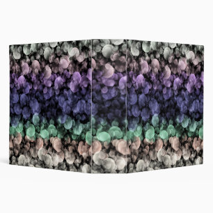 Groovy Boho Bubbles Eclectic Uingender Pride Flag Binder