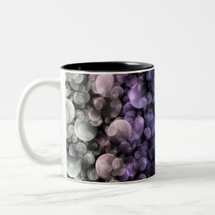 Groovy Boho Bubbles Eclectic Uingender Pride Flag Two-Tone Coffee Mug