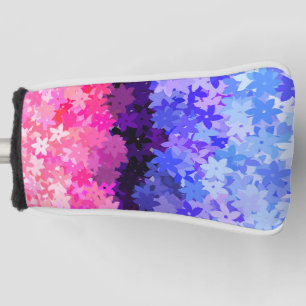 Groovy Boho Quirky Retro Floral Omnisexual Pride Golf Head Cover