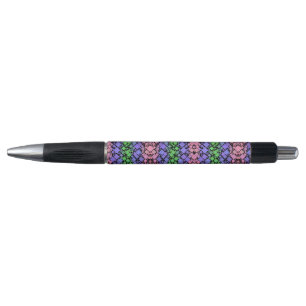 Groovy Boho Retro Mod Geometric Trigender Pride Pen