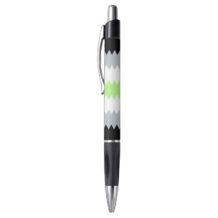 Groovy Boho ZigZag Abstract Agender Pride Flag Pen