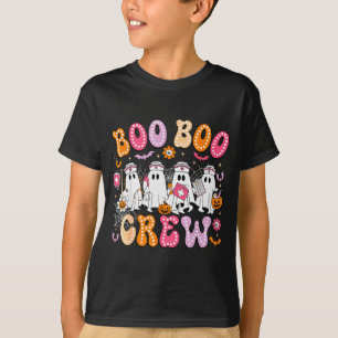 Groovy Boo Boo Crew Nurse Funny Ghost Women Hallow T-Shirt