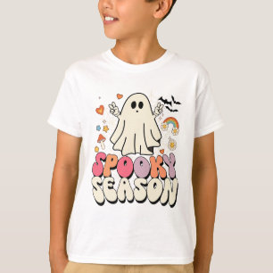 Groovy Boo Ghost Spooky Halloween Costumes Mens Ki T-Shirt