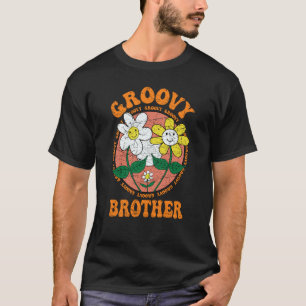 Groovy Brother 70s Aesthetic Nostalgia 1970's Retr T-Shirt