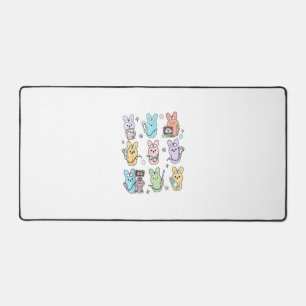 Groovy Bunnies Candy Ultrasound Tech Easter Sonogr Desk Mat