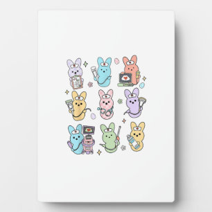 Groovy Bunnies Candy Ultrasound Tech Easter Sonogr Plaque