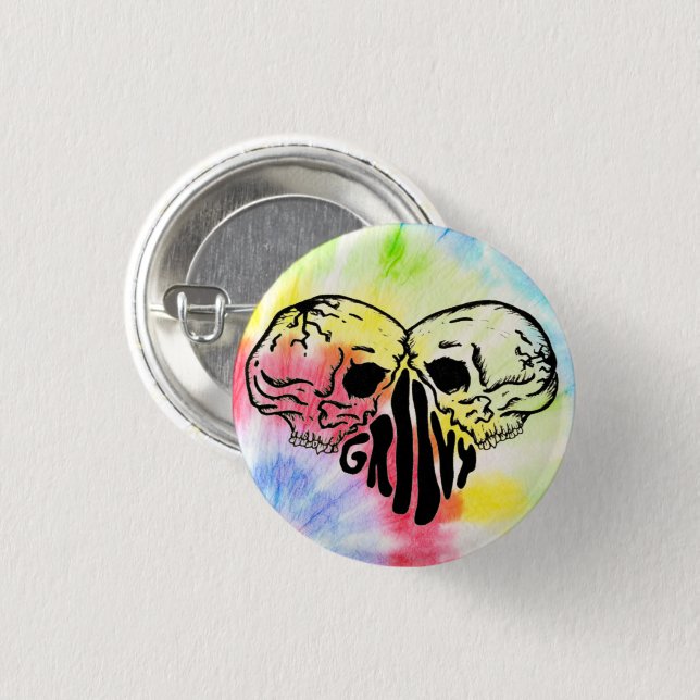 Groovy Button (Front & Back)
